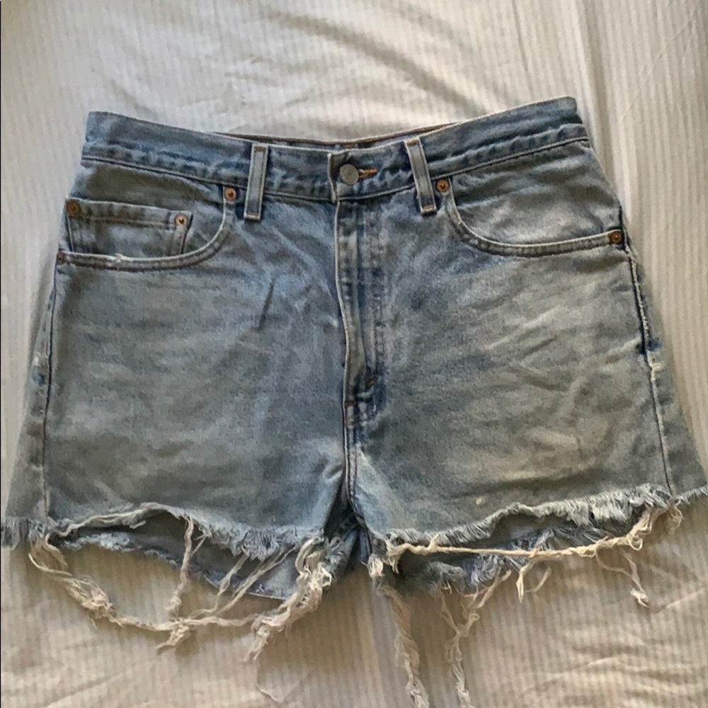 Vintage denim cutoffs